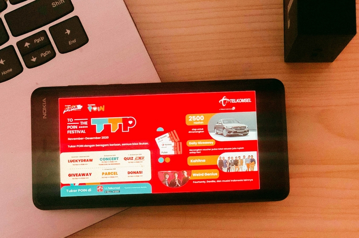 Ilustrasi To the POIN Festival Telkomsel