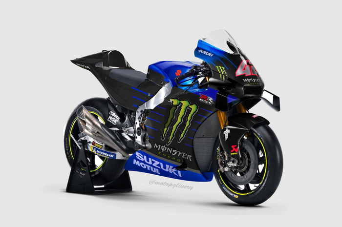 Sponsor Monster Energy di Suzuki jadi tanda persiapan menyambut tim satelit VR46 milik Valentino Rossi?