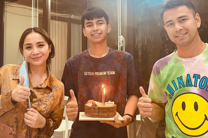 Nagita Slavina, Dimas Ramadhan, dan Raffi Ahmad.