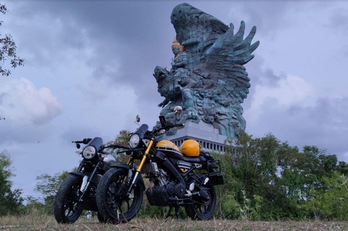 Jadi hobi bikers Yamaha XSR 155 eksplorasi tempat wisata favorit