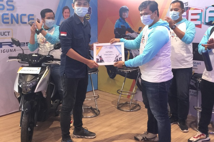 Yamaha Gear 125 meluncur di palembang, ini dia sang konsumen pertama