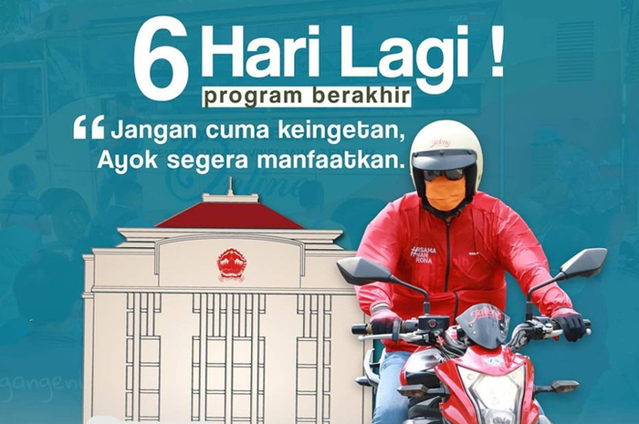 Cepetan urus bro, bebas denda pajak kendaraan bermotor dan bea balik nama tinggal hanya tinggal 6 hari lagi