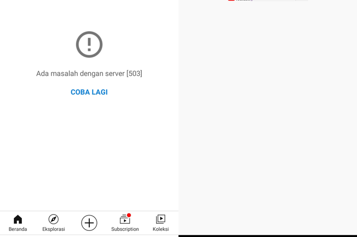 Youtube Down