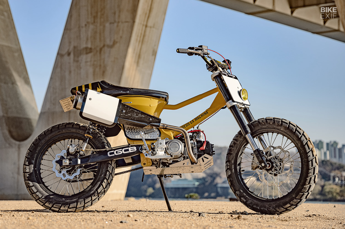 Daelim Citi Ace 110 asal Seoul bertampang streetcub tracker.