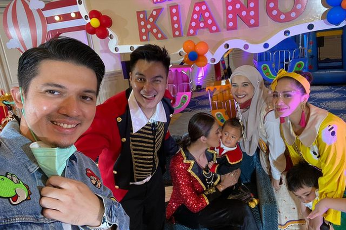 Zaskia Sungkar hadiri ulang tahun Kiano 