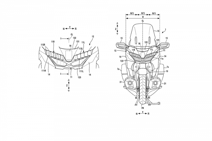 Ngeri, Honda Gold Wing bakal ditambah radar dan teknologi canggih lain.