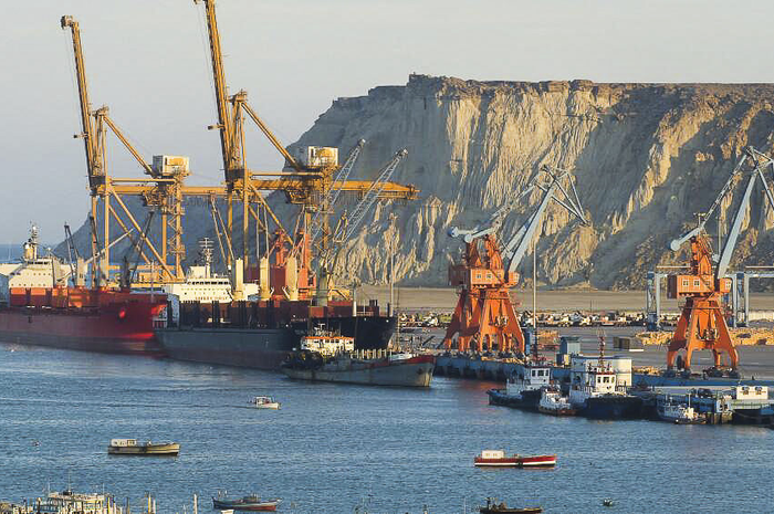 Pelabuhan Gwadar, wilayah paling barat Pakistan, yang 'diberikan' Pakistan untuk dikuasai China agar hal ini terlaksana
