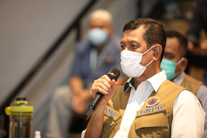 Ketua Satgas Covid-19 Doni Monardo dalam Rapat Koordinasi Penanganan COVID-19 di Bandara Internasional Soekarno-Hatta, Tangerang, Banten, Selasa (29/12/2020)