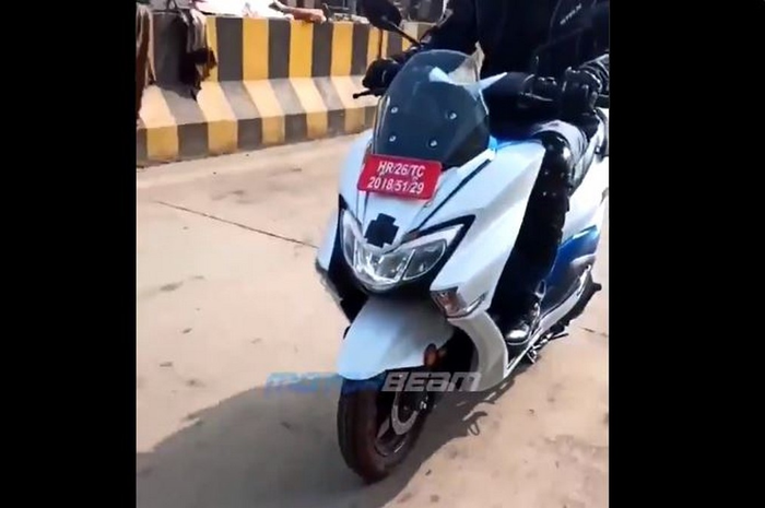  Muncul video spy shot motor listrik Suzuki Burgman Street Electric lagi dijajal!