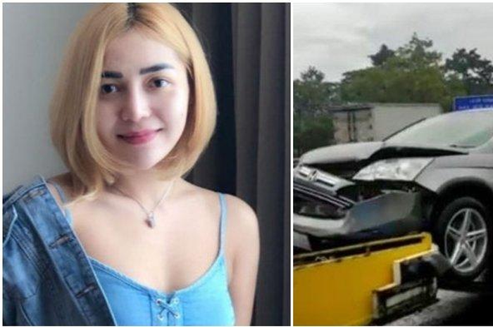 Honda BR-V yang ditumpangi Chacha Sherly terlibat kecelakaan di Tol Solo-Semarang