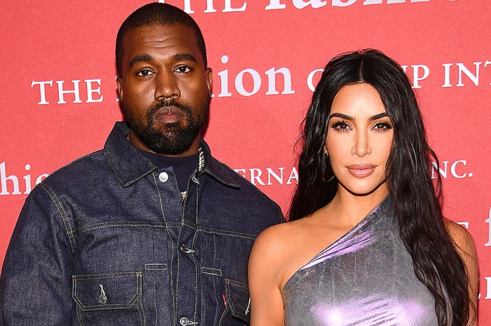 Kanye West dan Kim Kardashian West.