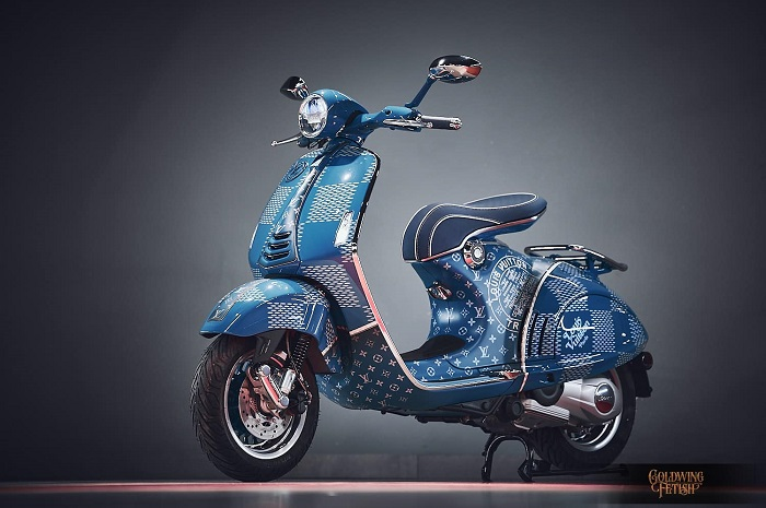 Gokil, Vespa 946 Louis Vuitton dijual Rp 246 jutaan, kok bisa sih?