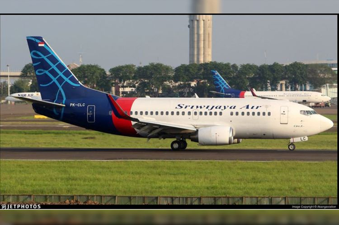 B737-500 Sriwijaya AIr PK-CLC yang jatuh di perairan Kepulauan Seribu pada 9 Januari 2021.