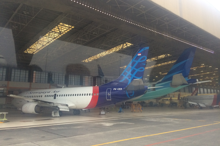 Ilustrasi - Pesawat Sriwijaya Air Maintenance.