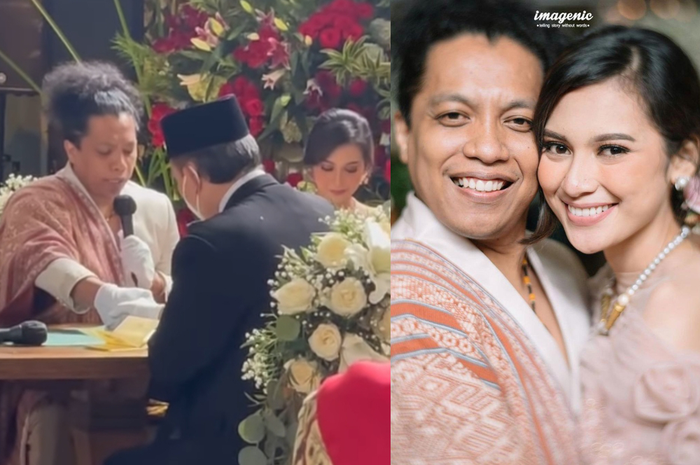 Lika-liku perjalanan cinta Indah Permatasari dan Arie Kriting.