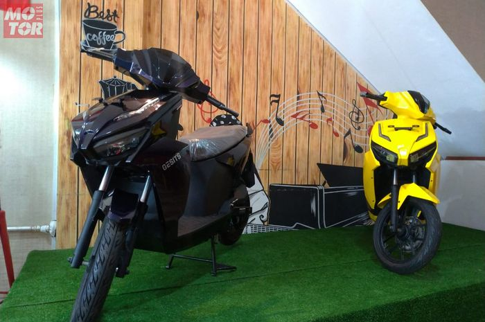 Ilustrasi motor listrik Gesits. Gak nyangka pajaknya semurah ini.