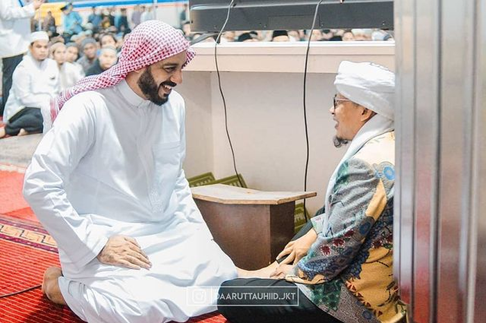 Aa Gym dan Syekh Ali Jaber