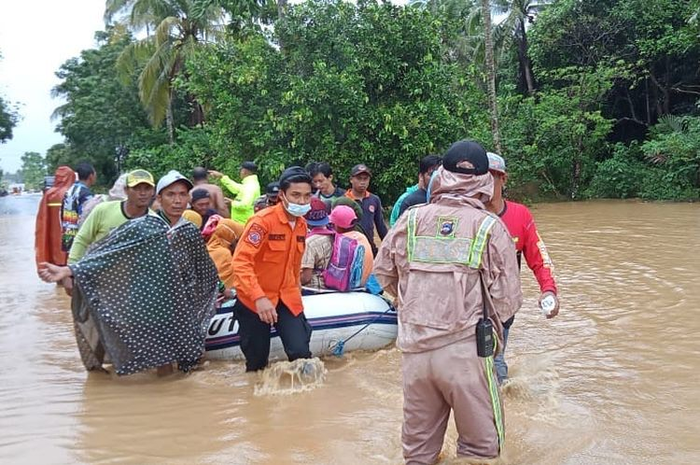  Banjir Kalimantan Selatan (Kalsel) pada Jumat (15/1/2021).