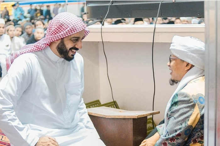 Abdullah Gymnastiar atau Aa Gy dan almarhum Syekh Ali Jaber