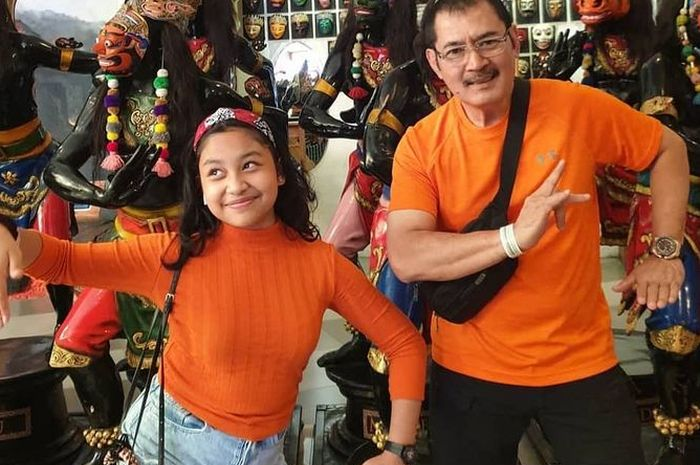 Khirani Trihatmodjo bersama Bambang Trihatmodjo