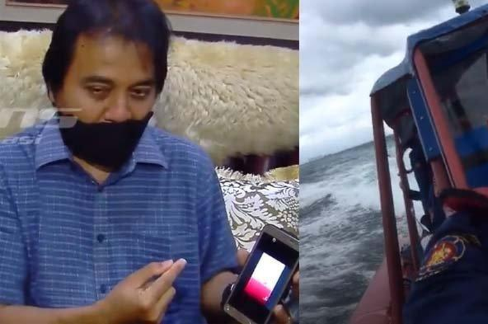 Roy Suryo beri penjelasan soal video minta tolong di tengah laut saat pencarian korban Sriwijaya Air