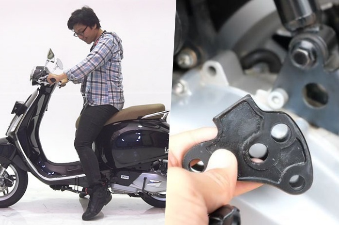 Modifikasi Vespa Primavera 150 bikin jok lebih pendek