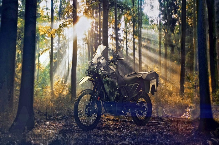 Motor baru Kawasaki KLR 650 2022 bakal meluncur, fiturnya ngeri.