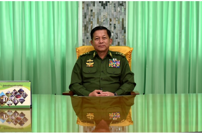 Jenderal Min memimpin kudeta militer  Myanmar terhadap pemerintahan Aung San Suu Kyi
