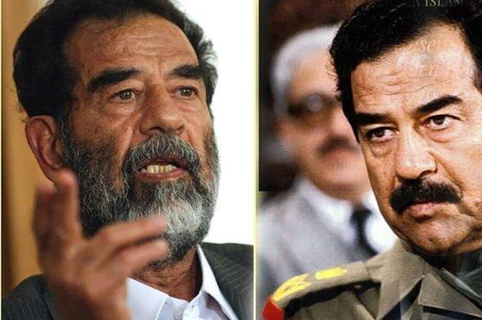 Saddam Hussein, ditangkap delapan bulan setelah Agresi Militer AS ke Irak 2003, kemudian menjalankan hukuman mati pada 2006.