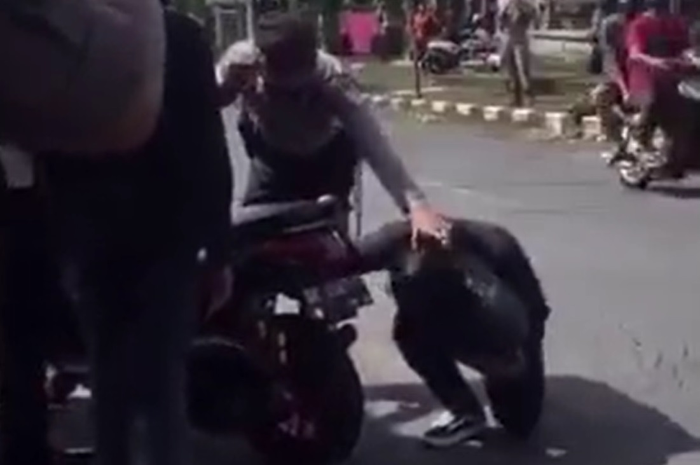Polisi akan ngegas Yamaha NMAX