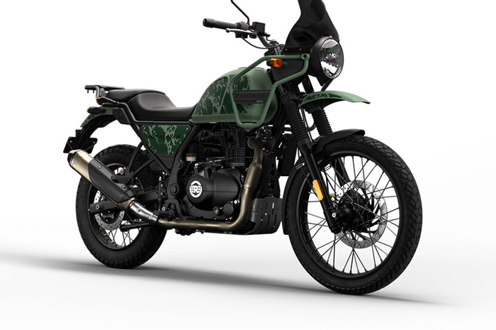 Royal Enfield Himalayan 2021 warna Pine Green.