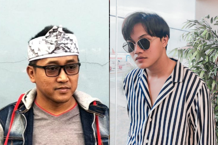 Kolase foto Teddy Pardiyana dan Rizky Febian