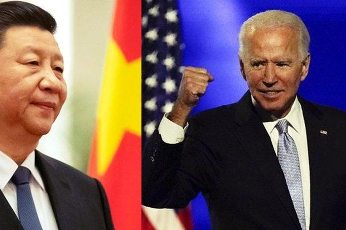 Presiden China XI Jinping dan Presiden Amerika Serikat (AS) Joe Biden.