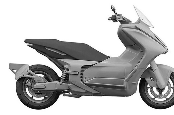 Gambar renderan motor matic baru Yamaha E01 