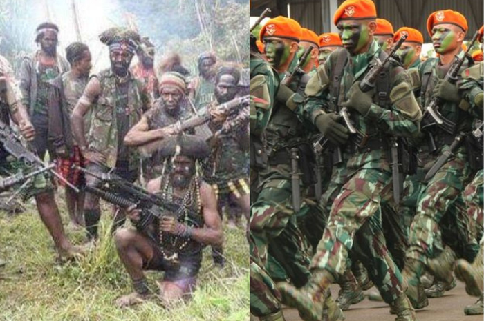 Pasukan khusus TNI AU Paskhas AU menghadapi kebrutalan KKB Papua