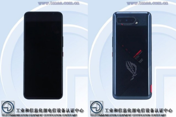 Bocoran render Asus ROG Phone 5 di sertifikasi TENAA.
