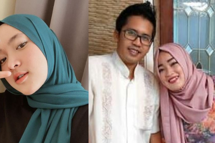 Kolase foto Nissa Sabyan dengan Ayus bersama Ririe Fairus.