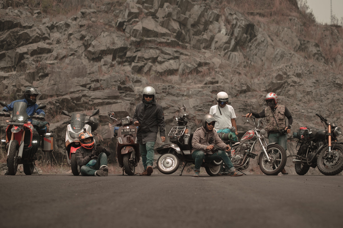 Motocamp.id riding bareng UMKM, usung tema 'Indonesia Punya Semua'.