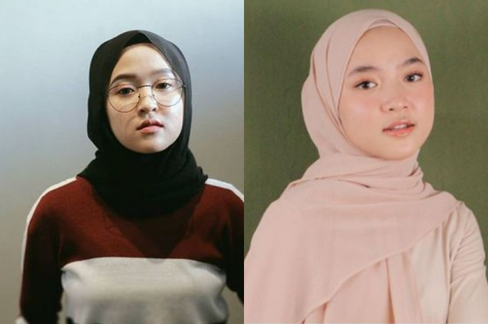 Priya Melati (kiri) 'kembaran' Nissa Sabyan (kanan)