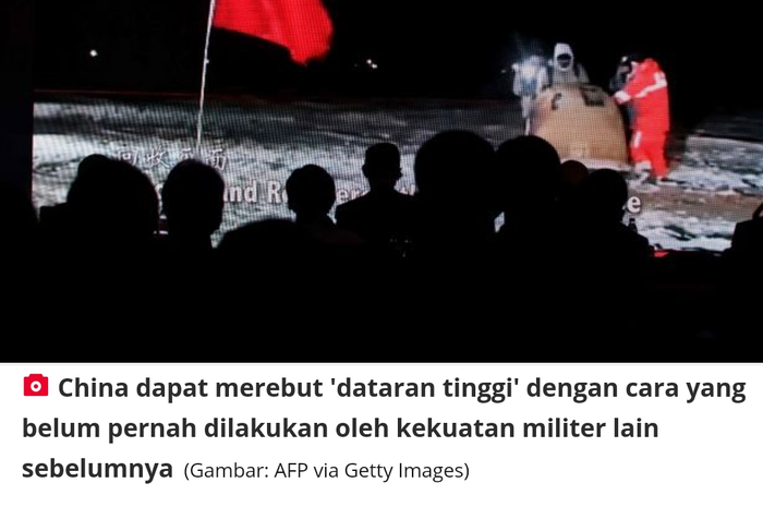 Tuduhan atas China itu terjadi setelah pesawat ruang angkasa Tianwen-1 memasuki orbit Mars 2 2 minggu lalu.