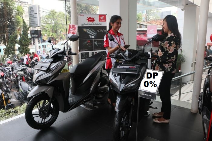 Ilustrasi DP 0 Persen saat penagjuan kredit motor.
