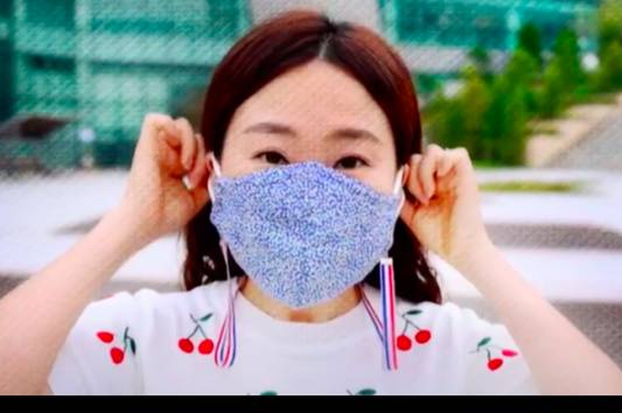 Sedang Populer, Penggunaan Tali Masker Dinilai Berbahaya (Sumber: Tangkapan layar arirang TV)