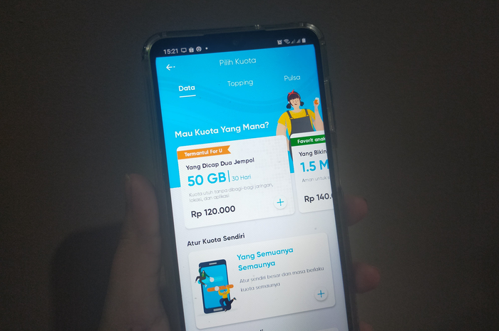 Aplikasi provider by.U