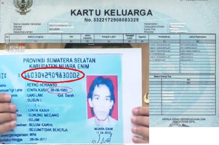Ilustrasi KTP dan KK untuk dapat bantuan pemerintah