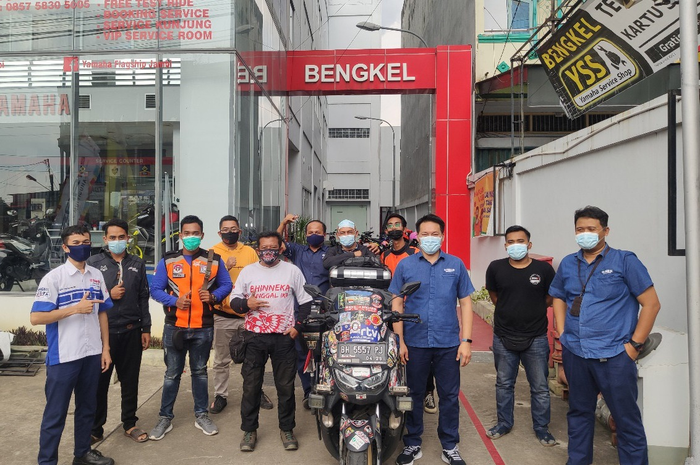 Lilik Gunawan bersama Yamaha DDS Jambi