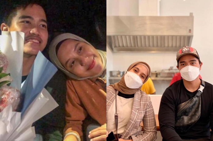 Nadya Arifta bersama Kaesang.
