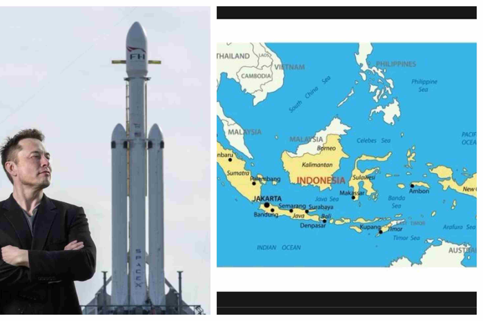 Elon Musk berencana membangun peluncur roket di Indonesia.