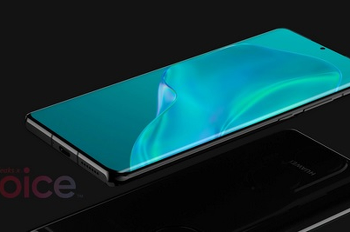 Render desain Huawei P50 Pro.