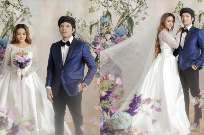 Kolase Foto Prewedding Atta Halilintar dan Aurel Hermansyah