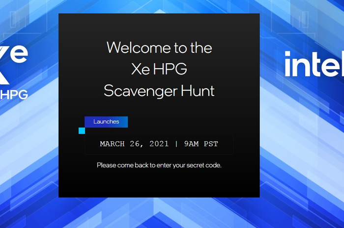 Intel Xe HPG Scavenger Hunt